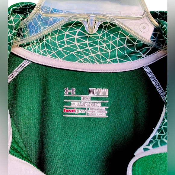 Men’s Michigan State Under Armour Heatgear 1/4 Zip Long Sleeve Pullover | Sz Med - Picture 8 of 12